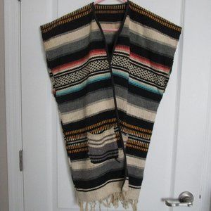 genuine Native American blanket vest